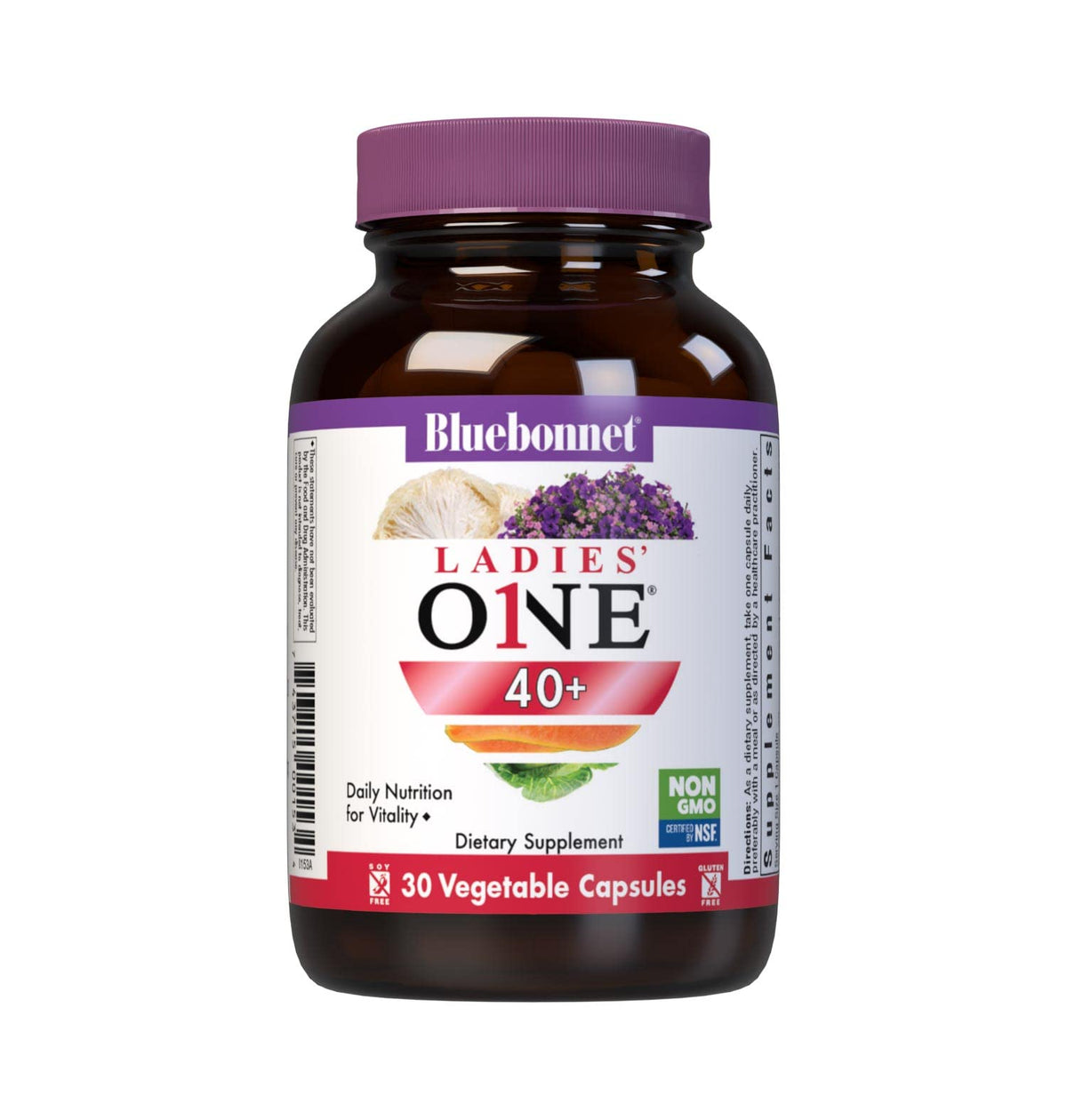 BlueBonnet Ladies' ONE 40+ Women's Multivitamin - 30 Vegetarian Capsules