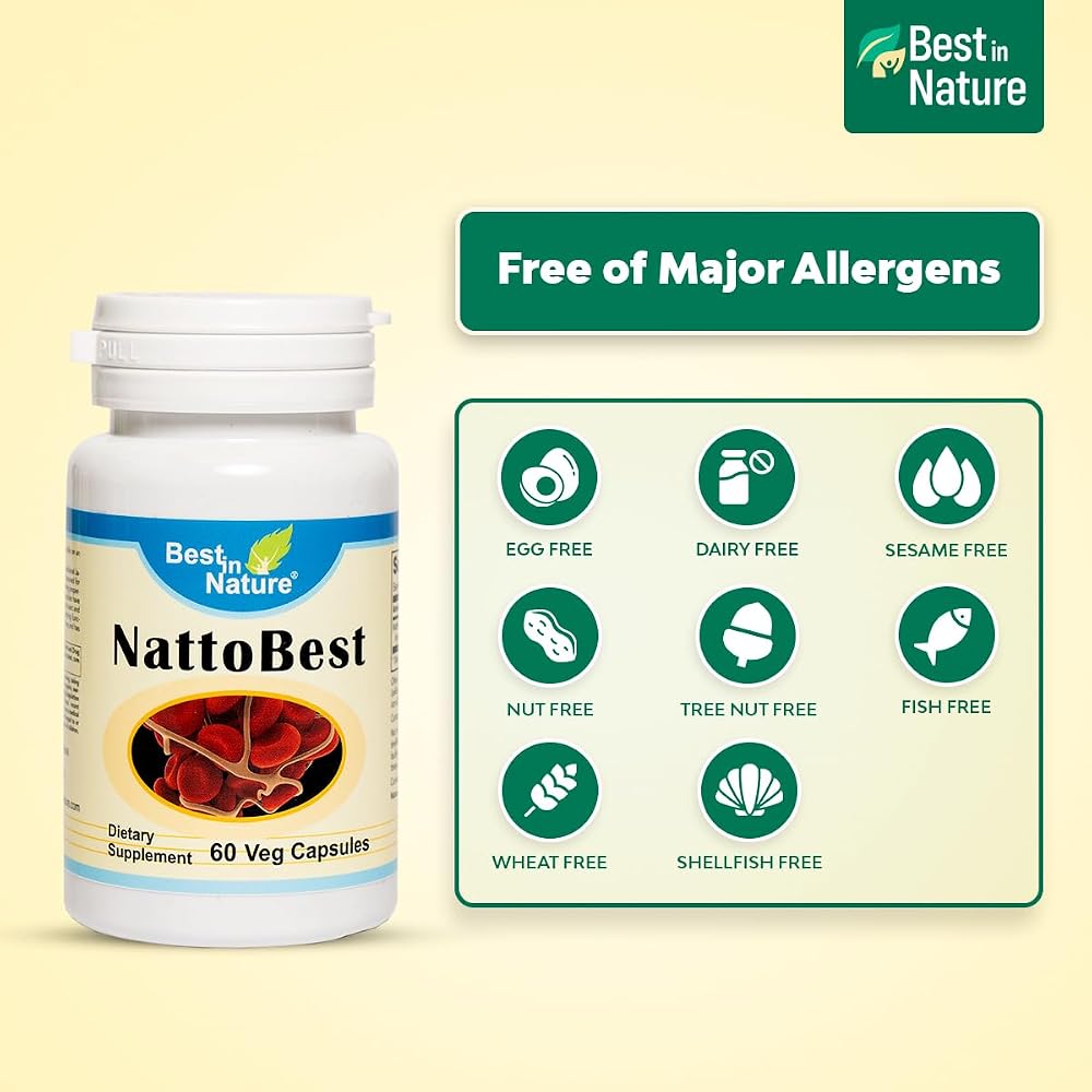 Best in Nature NattoBest Nattokinase Supplement Heart Health - 60 Capsules - image 6