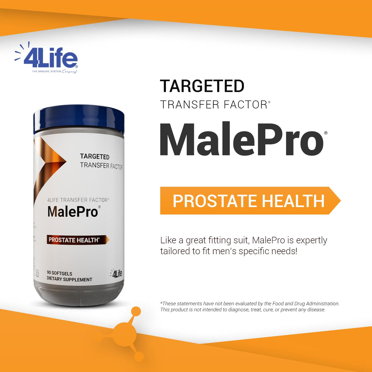 4Life Transfer Factor MalePro Prostate Support - 90 Softgels - image 3