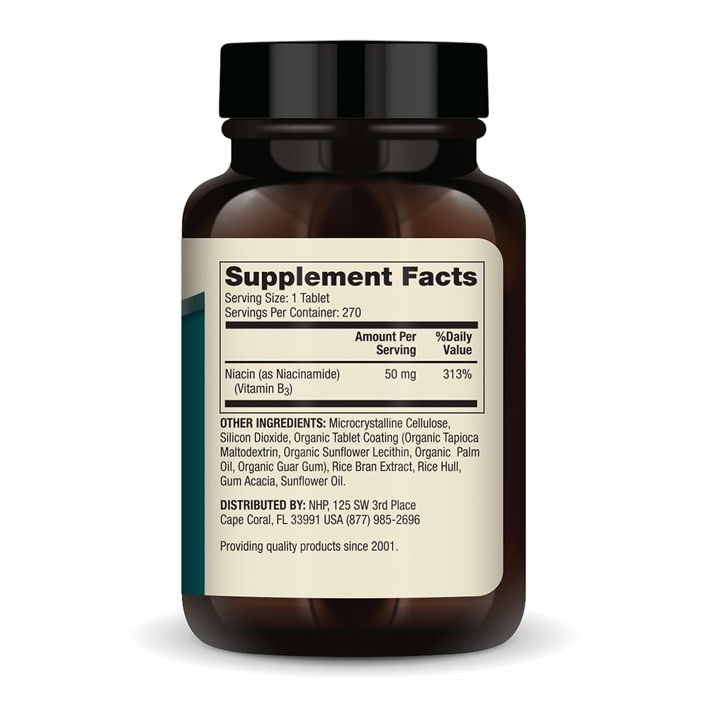 Dr. Mercola Niacinamide Vitamin B3 50 mg - 270 Tablets - image 2