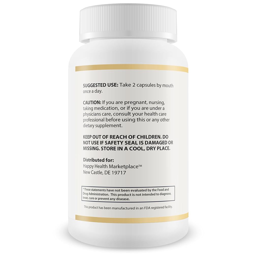 Happy Health Marketplace Cleanse & Colon Kin Max - 60 Capsules - image 3