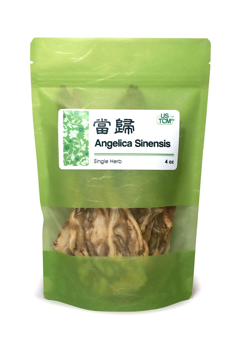 USTCM Angelica Sinensis Root Dong Quai Cut Slice - 4 oz.