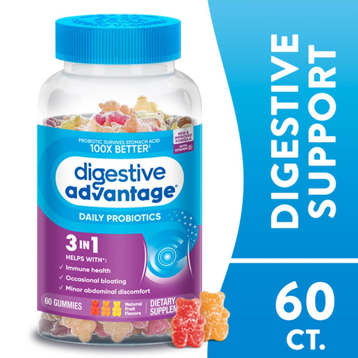 Schiff Digestive Advantage Probiotic Gummies - 120 Count - image 2