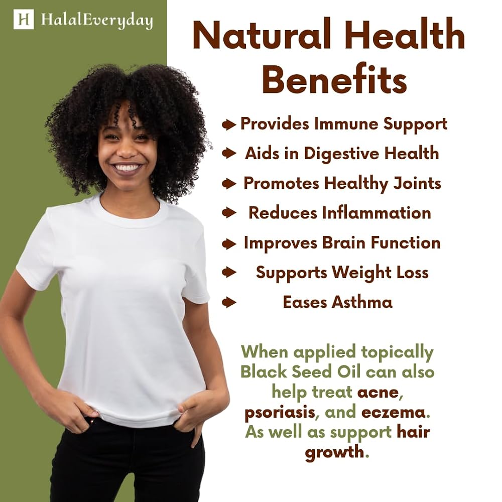 HalalEveryDay Organic Black Seed Oil - USDA Certified Cold Pressed - image 9