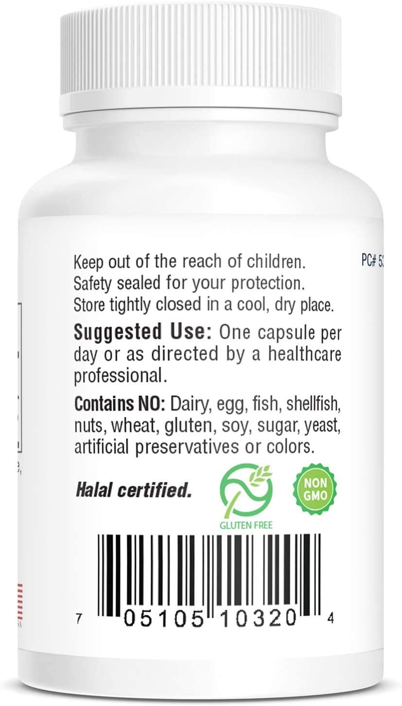 Bio-Tech Pharmacal Folic Acid 5mg - 200 Capsules - image 3