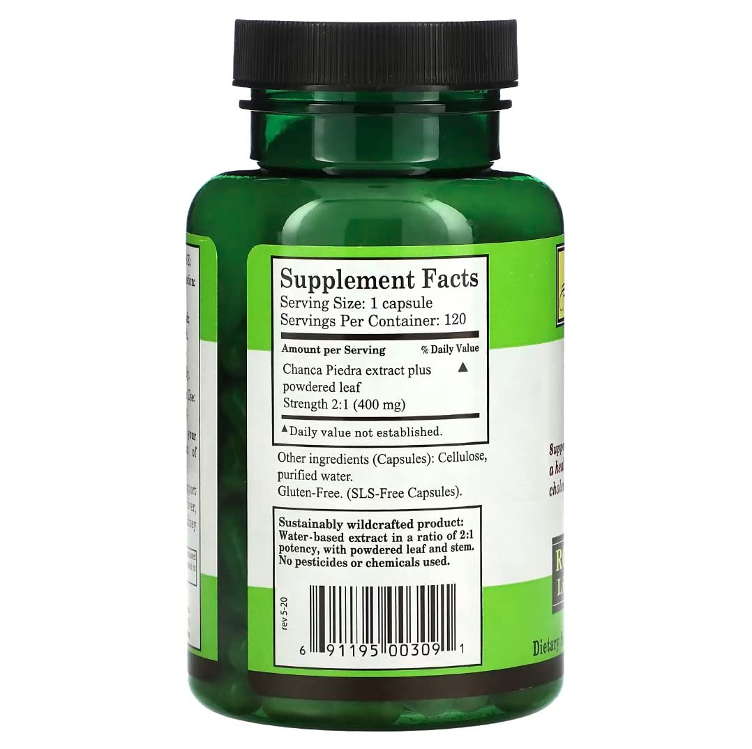 Whole World Botanicals Royal Chanca Piedra Liver/Gall Bladder - 120 Capsules - image 2