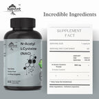 Heroot N-Acetyl L-Cysteine (NAC) 500mg