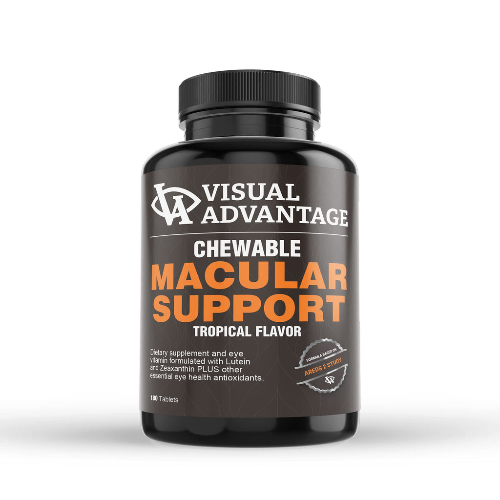 Visual Advantage Macular Support Chewables AREDS 2 - 180 Tablets