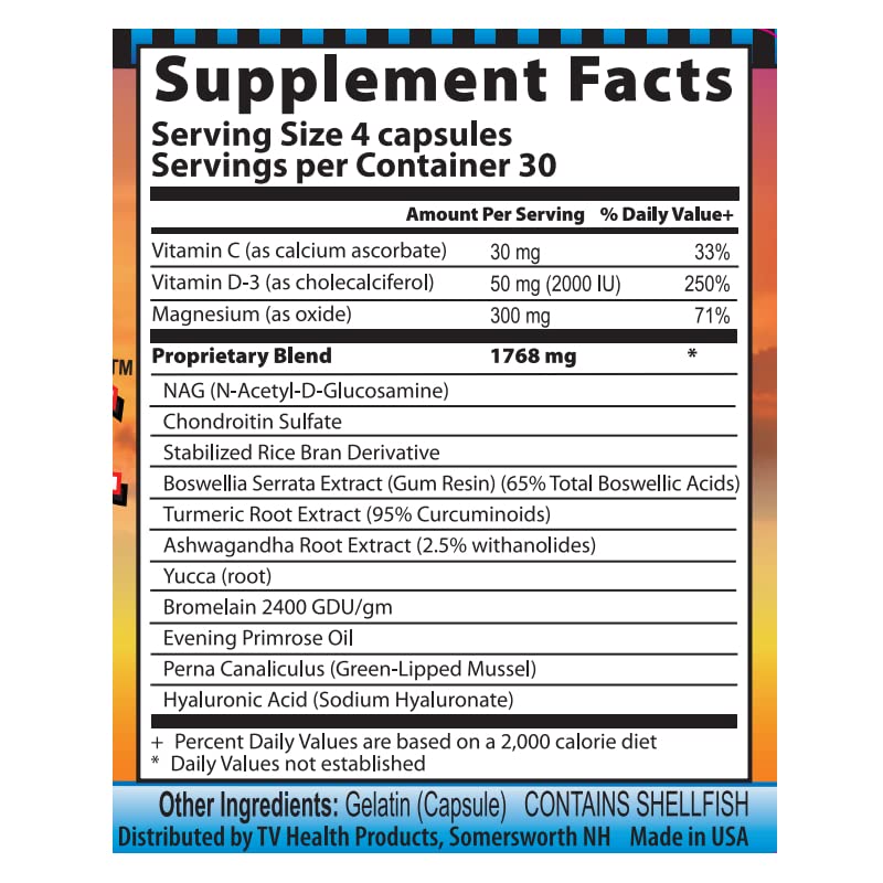 Flex D Classic Joint Supplement with Vitamin D3 - 120 Capsules - image 3
