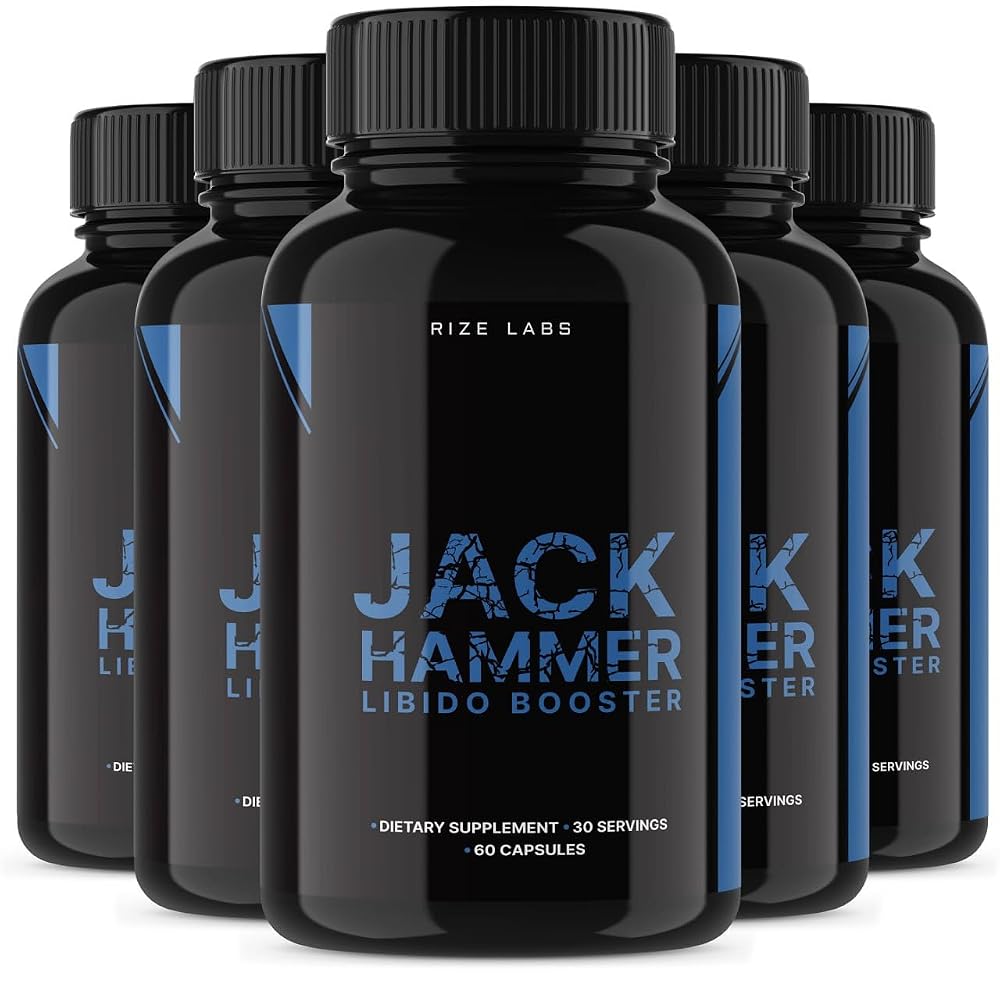 rize labs Jack Hammer Libido Booster for Men - 300 Capsules