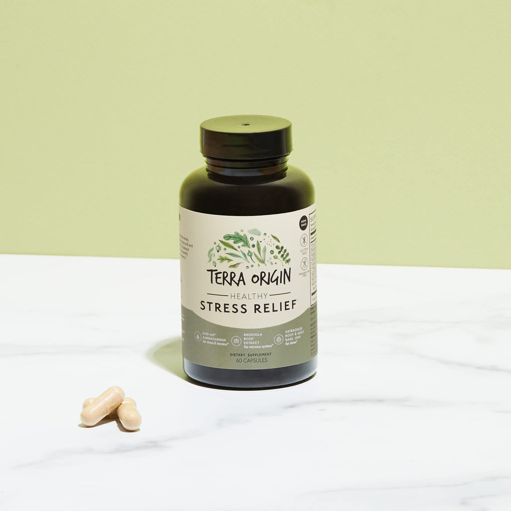 TERRA ORIGIN Healthy Stress Supplement with Ashwagandha - 60 Capsules - image 8