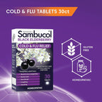 Sambucol Cold and Flu Relief Quick-Dissolving Tablets - 30 Count - image 4