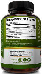 NutriFlair Alpha Lipoic Acid 600mg with Grape Seed & BioPerine - 120 Capsules - image 7