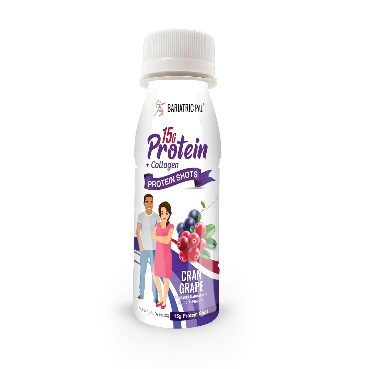 BariatricPal 15g Protein & Collagen Shots Variety Pack - 4 Bottles - image 4