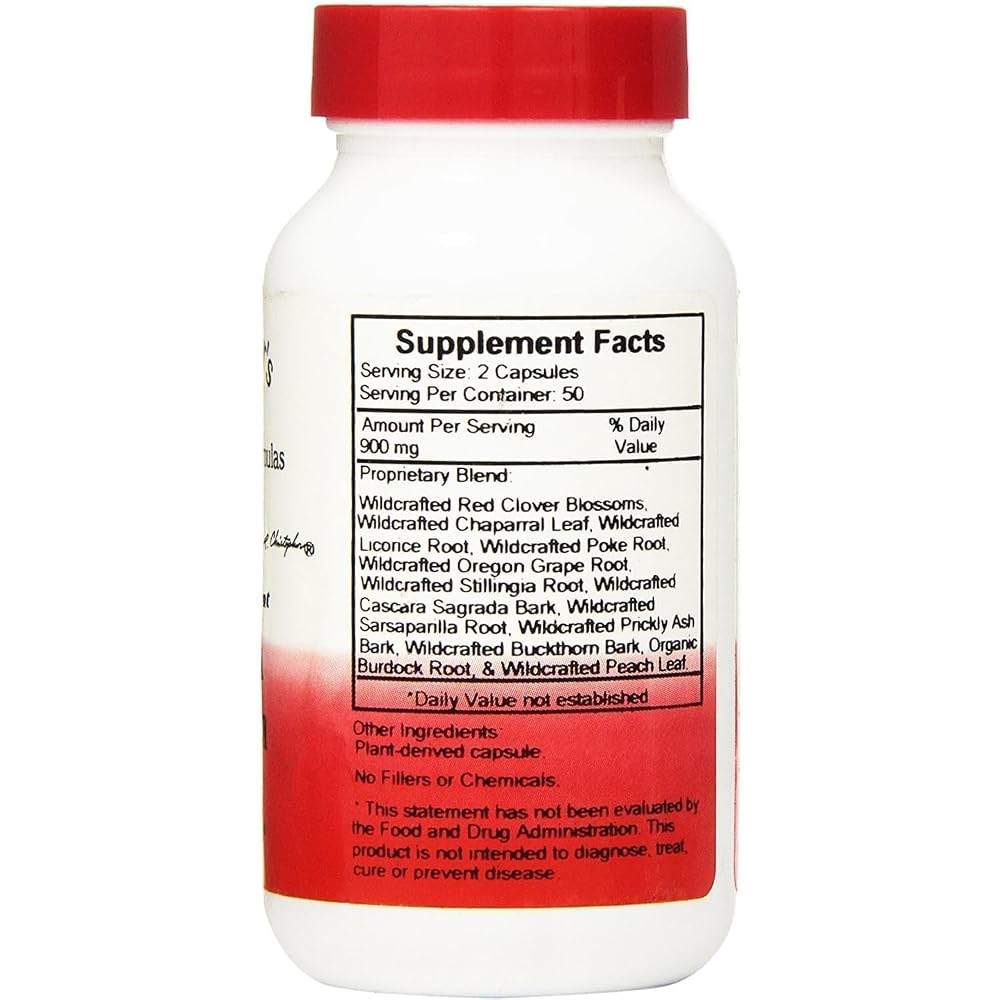 Christopher's Original Formulas Blood Stream Formula - 100 Capsules - image 2