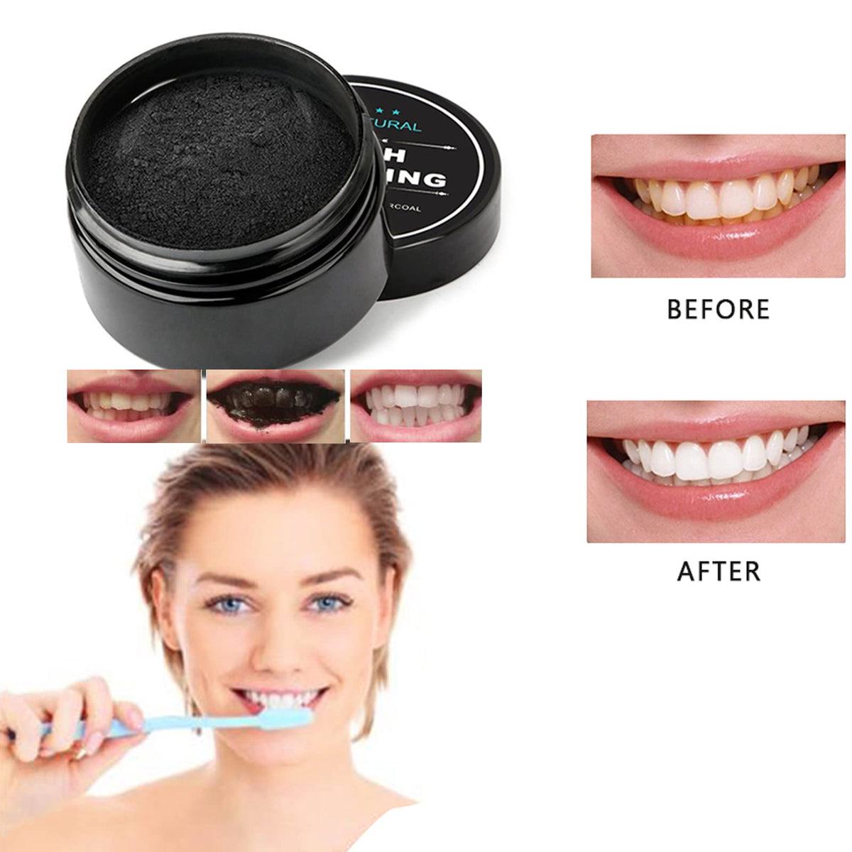 Lythor Teeth Whitening Charcoal Powder
