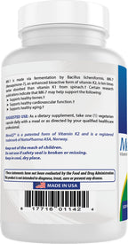 Best Naturals MK-7 Vitamin K2 100 mcg - 120 Vegetarian Capsules - image 7