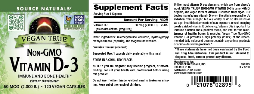 Source Naturals Vegan True