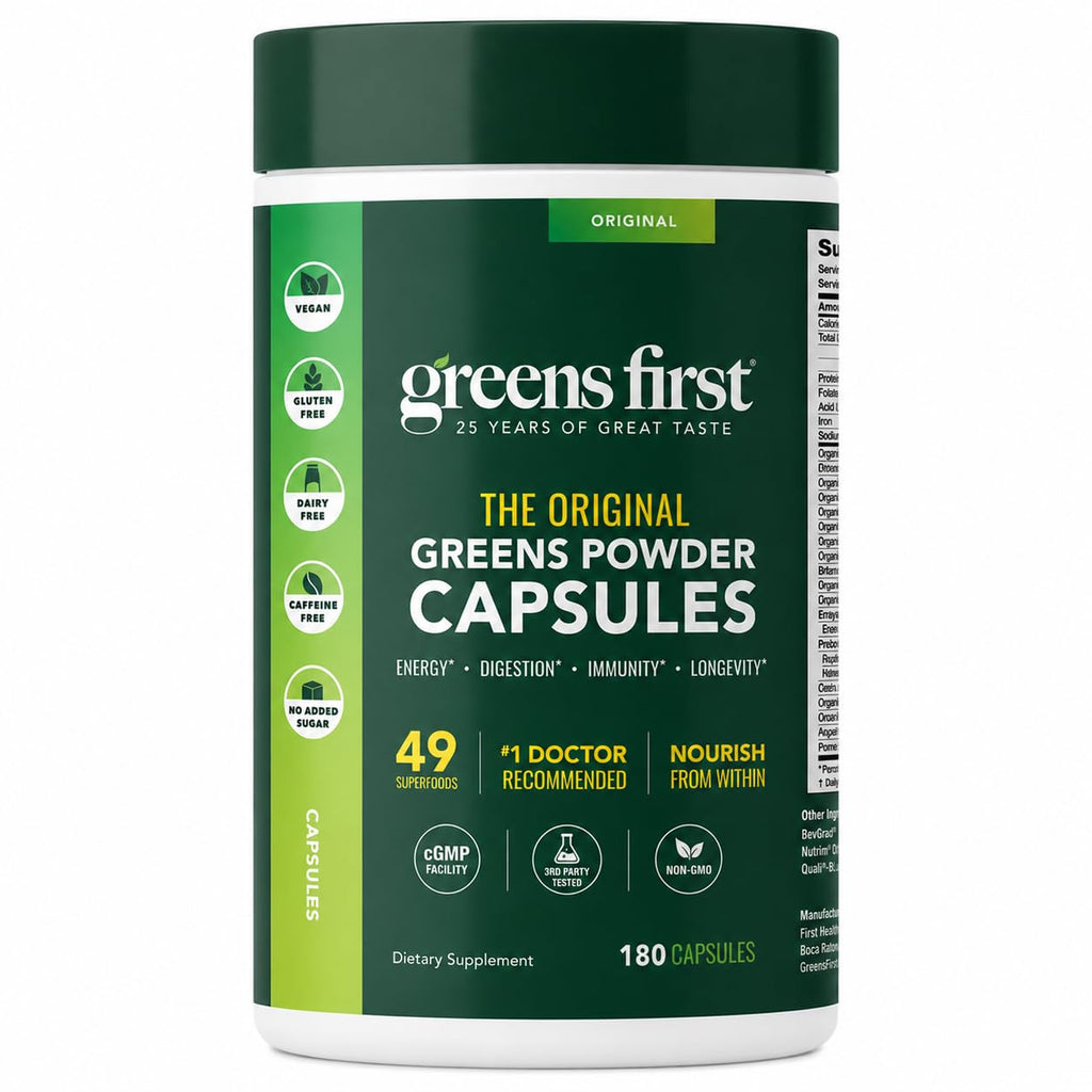 Greens First Phytonutrient Capsules - 180 Capsules