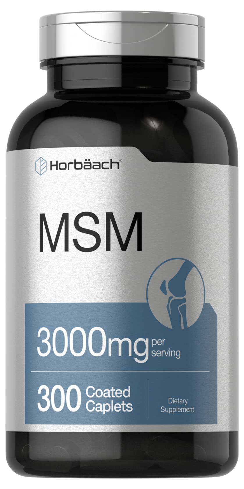 Horbäach MSM Supplement 3000mg - 300 Caplets