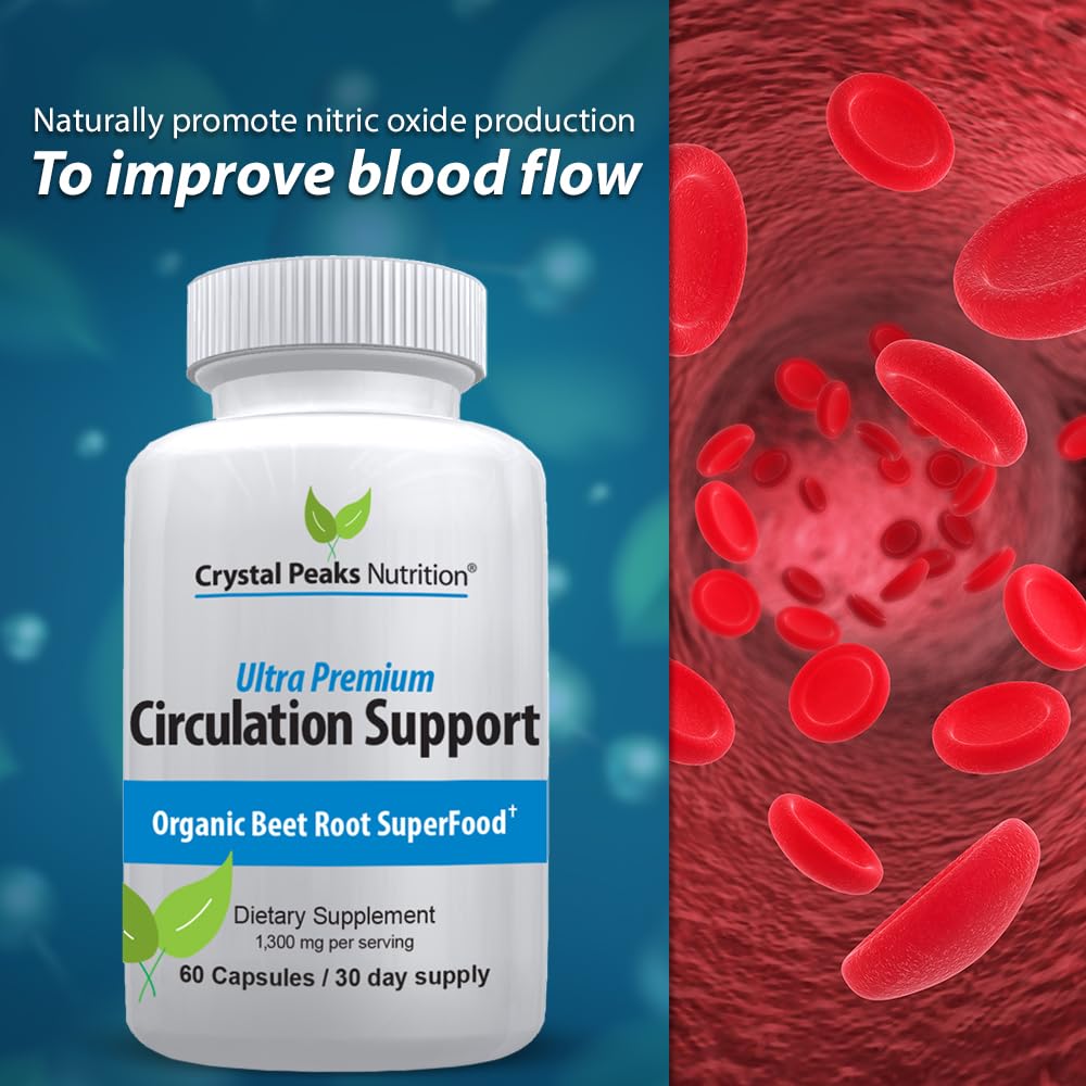 CRYSTAL PEAKS NUTRITION Beet Root Powder Extract - 60 Vegetarian Capsules - image 6