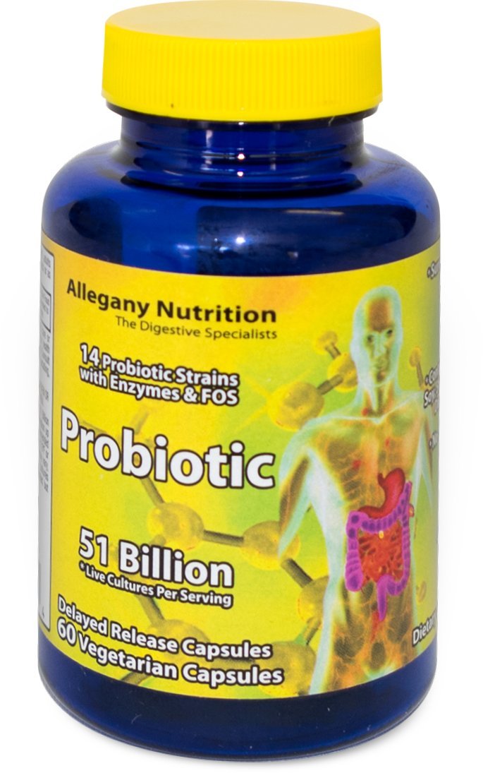 Allegany Nutrition Probiotic 51 Billion - 60 Capsules