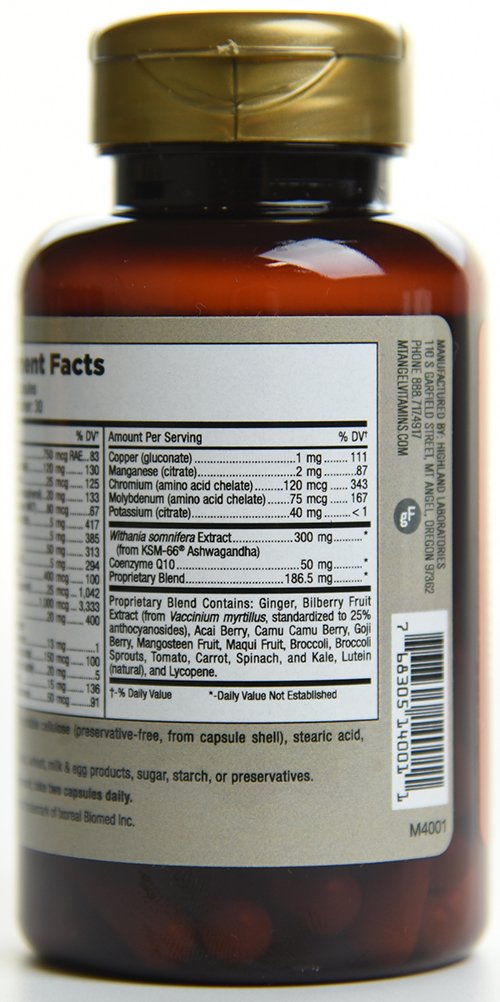 Mt. Angel Vitamins Daily Womens Multivitamin with Iron & Ashwaganda - image 5
