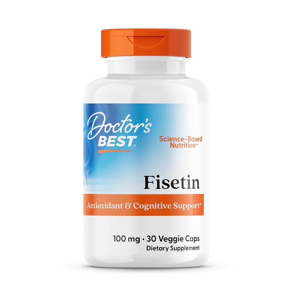 Doctor's Best Fisetin 100 mg Supplement for Cognitive Support
