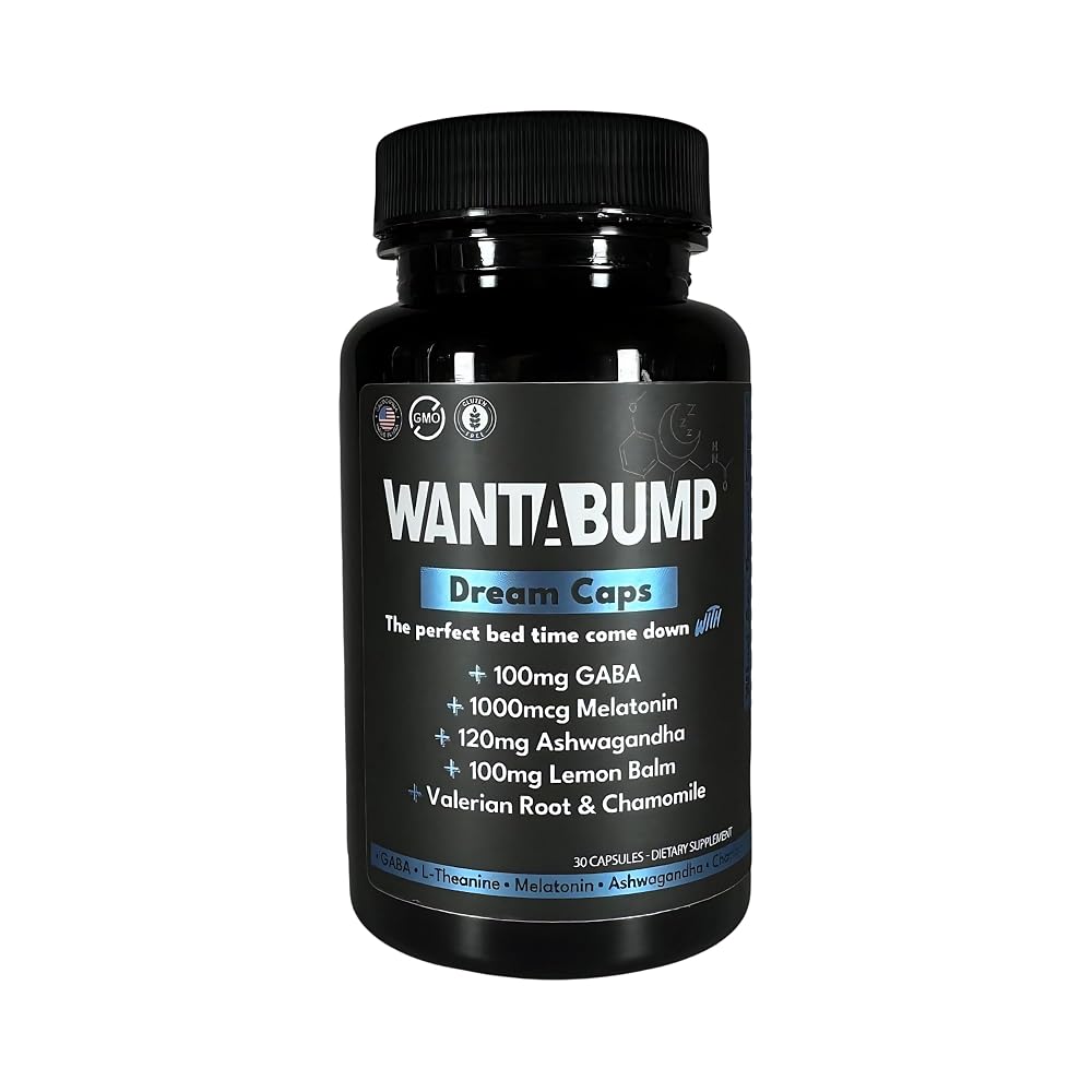 Want A Bump Non-Habit Forming Sleep Aid - 30 Capsules - image 3