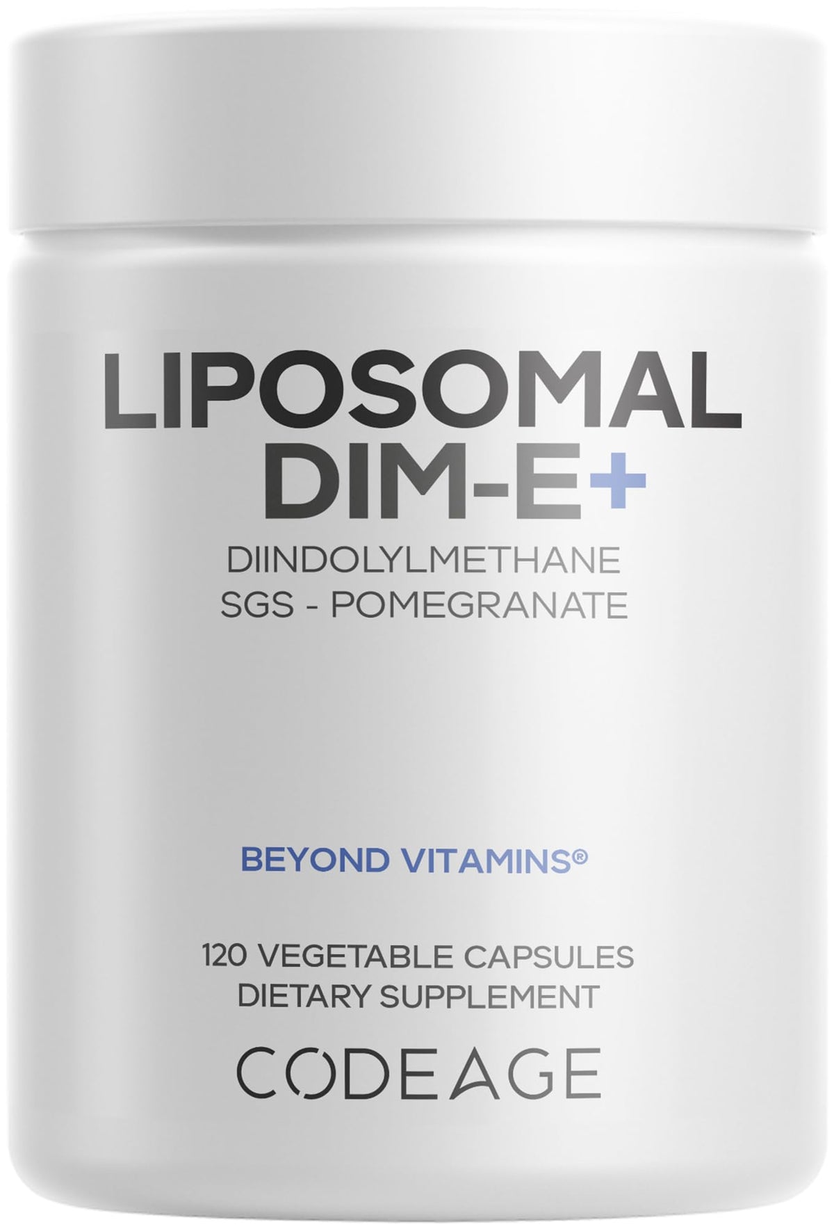 Codeage Liposomal DIM with Vitamin E & Broccoli - 120 Capsules