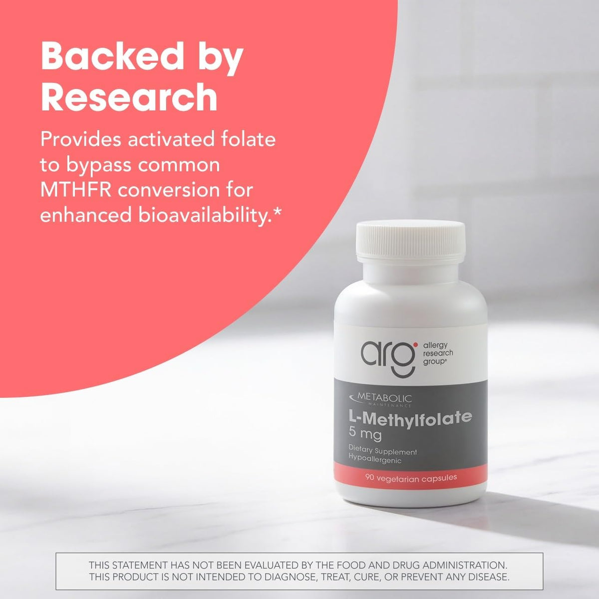 Metabolic Maintenance L-Methylfolate 5 mg - 90 Capsules - image 5