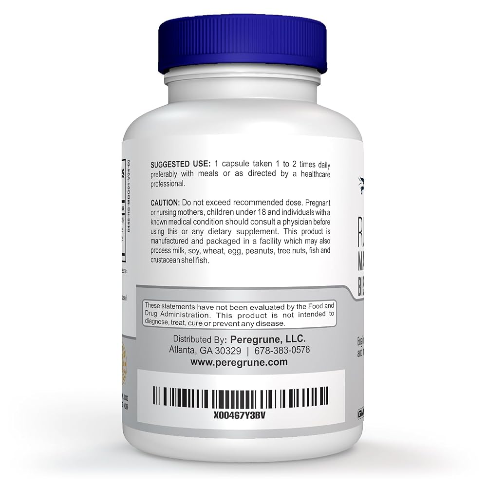 PEREGRUNE Magnesium Bisglycinate 200 mg for Runners - 60 Capsules - image 2