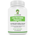 VitaMonk Low Histamine Probiotics for Gut Health - 60 Capsules