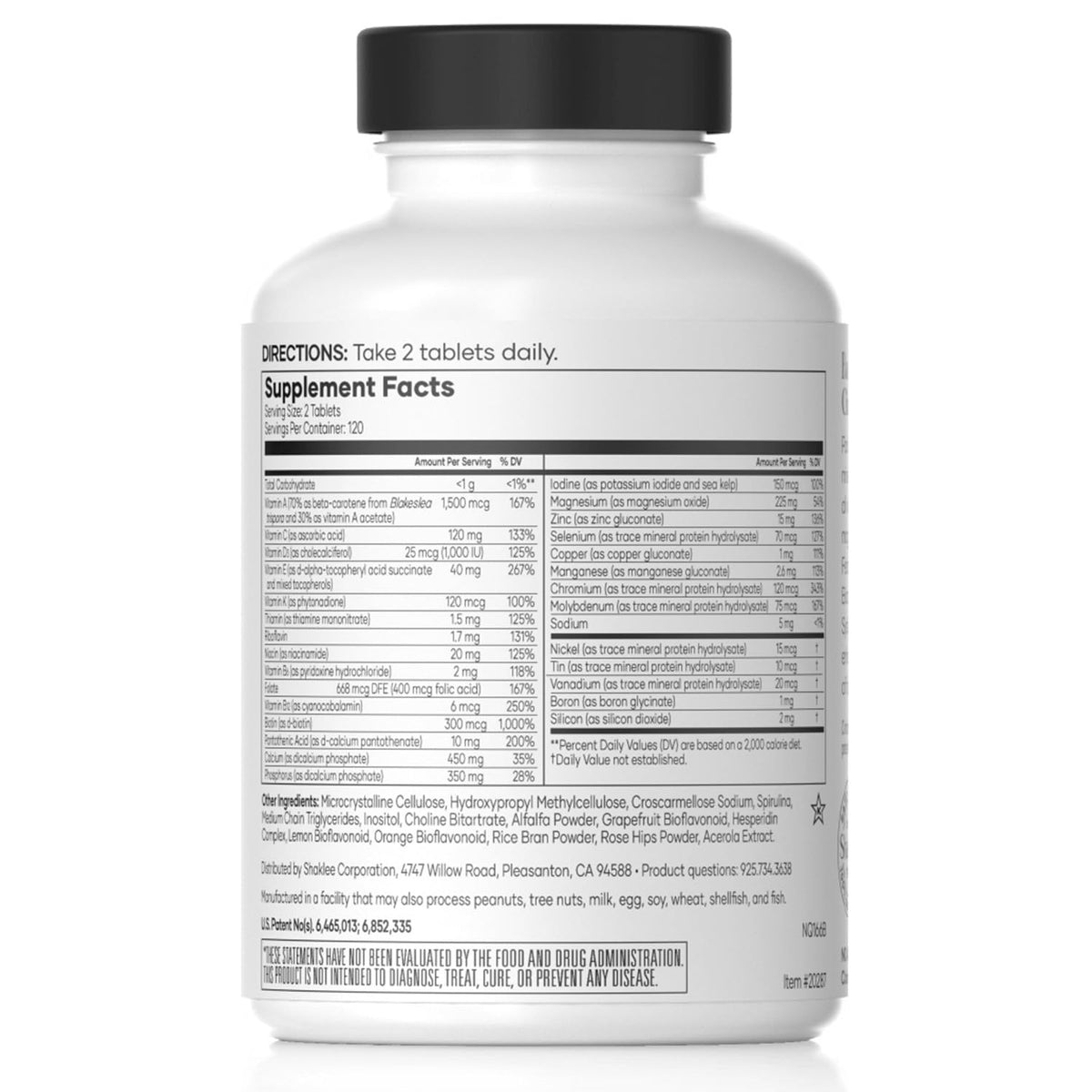 Shaklee Vita-Lea Men High Potency Multivitamin - 240 Tablets - image 2