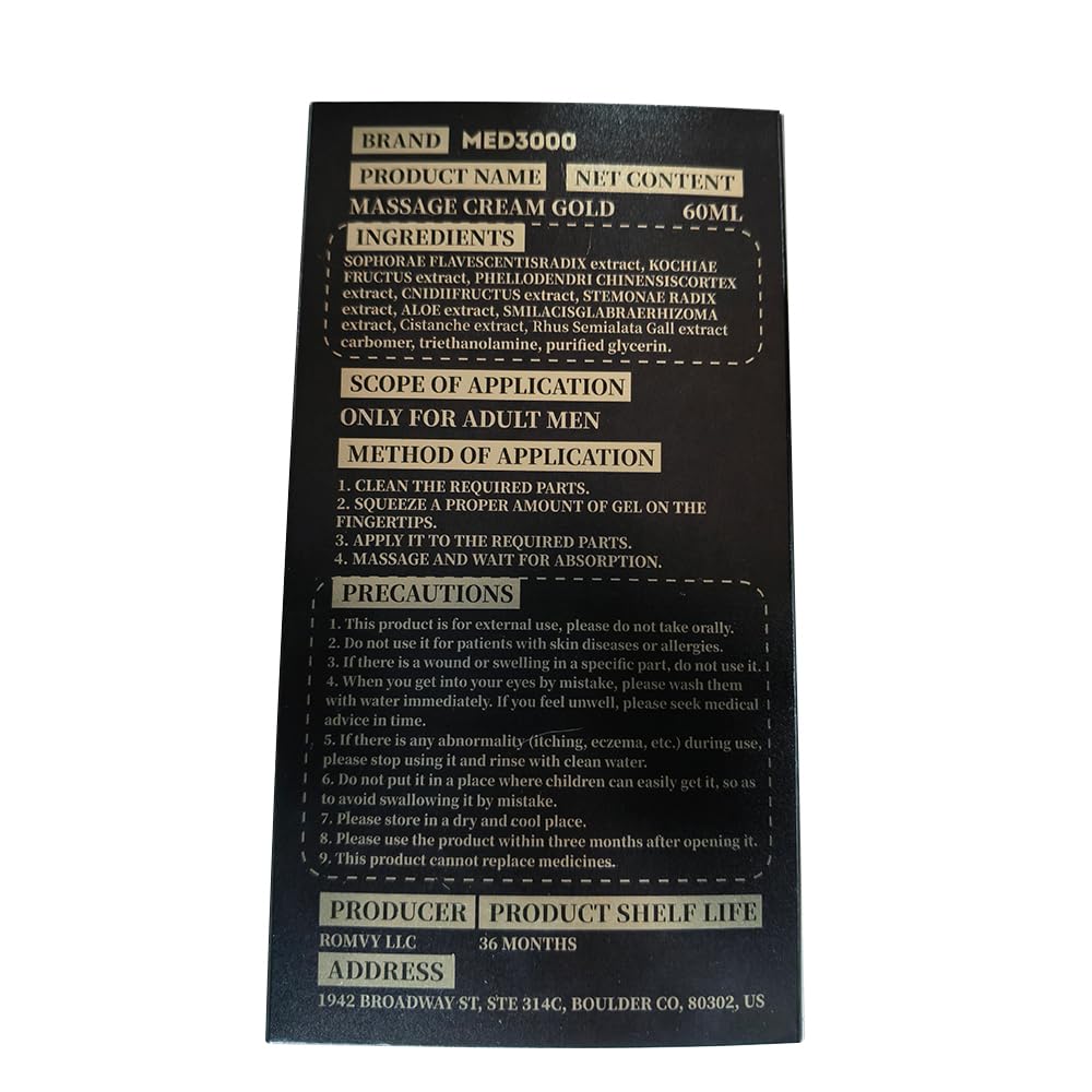 Irvy Med3000 Gold Natural Strength Gel for Energy - 2 Fl Oz - image 8