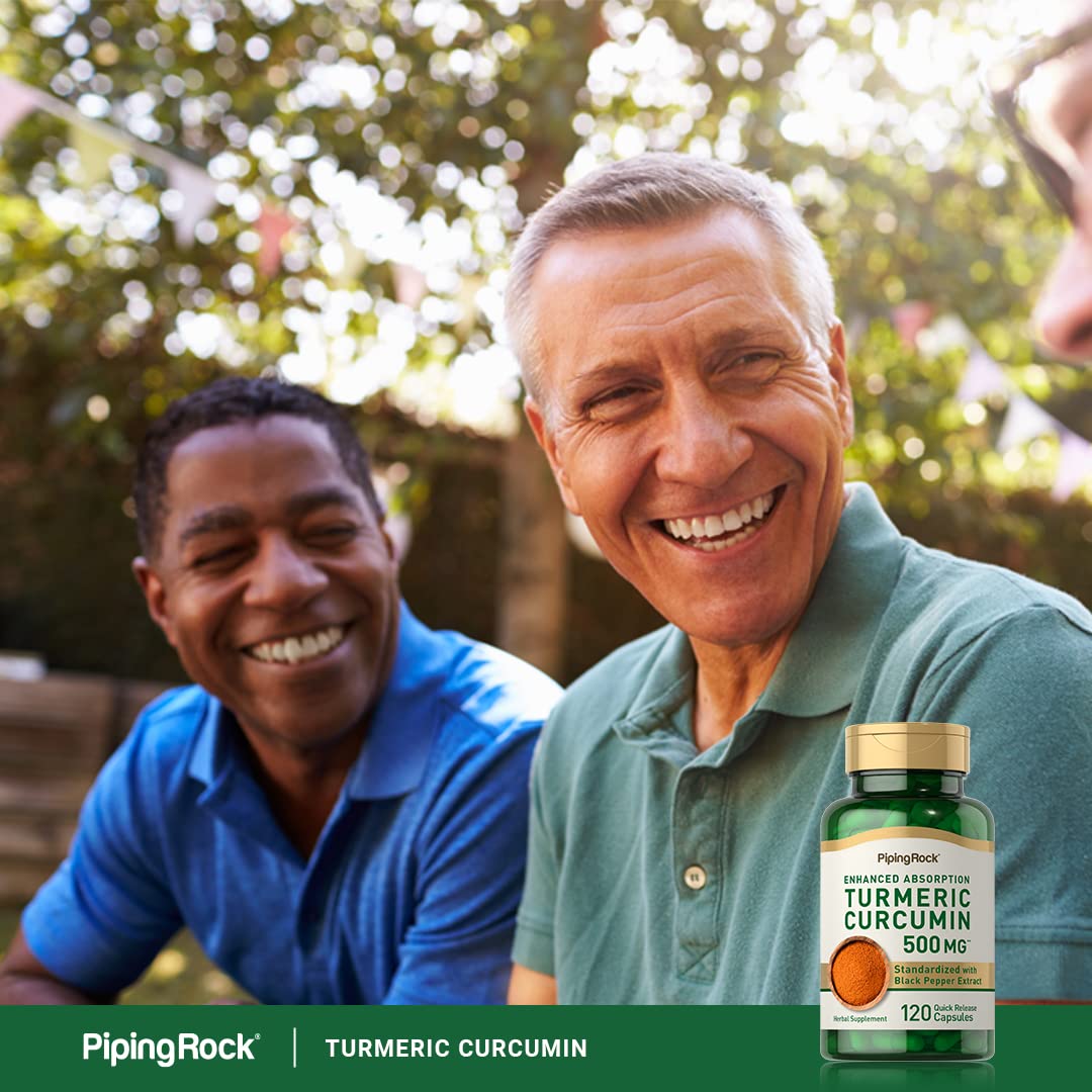 Piping Rock Turmeric Curcumin with Black Pepper - 120 Capsules - image 6