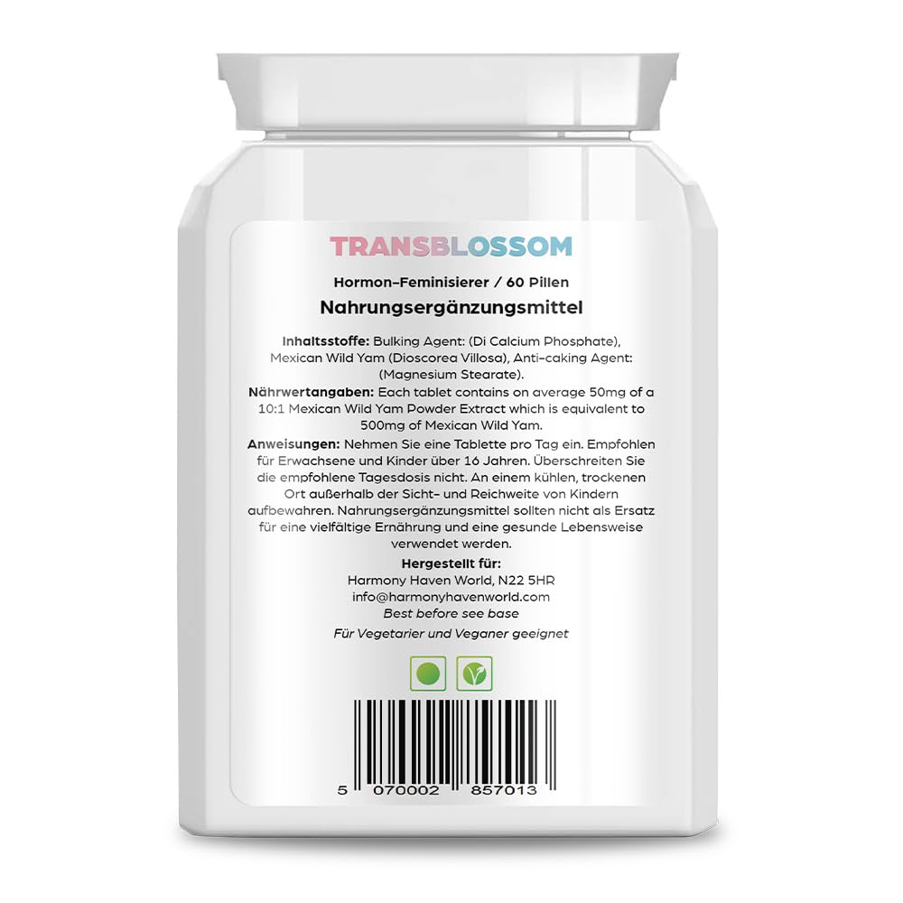 TransBlossom MTF Feminine Pills Daily Wellness Support - 30 Tablets - image 4