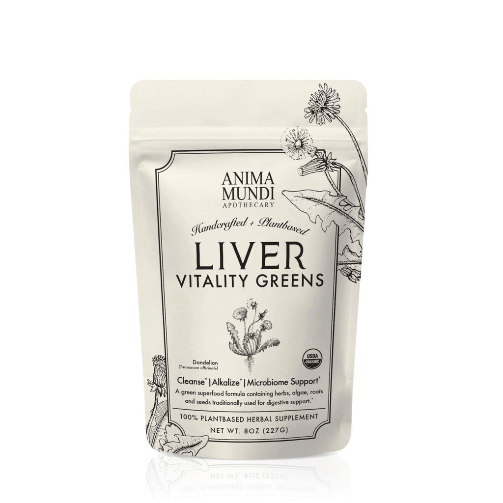 Anima Mundi Apothecary Super Greens Powder Liver Vitality - 8oz