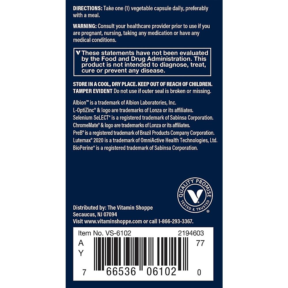 Vthrive Bioactive Men's Multivitamin One-Daily - 60 Vegetarian Capsules - image 3