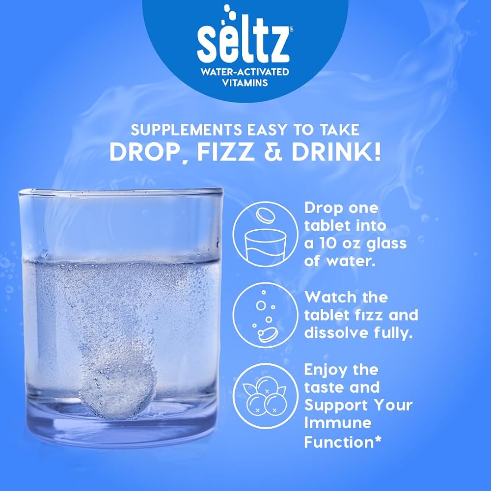 Seltz® Water-Activated Vitamins - Support Your Immune Function