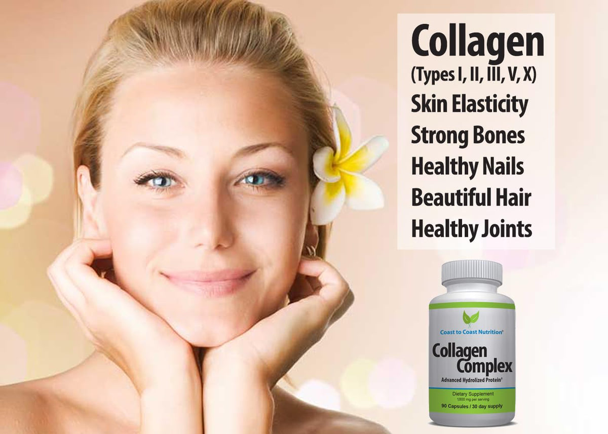 Coast to Coast Nutrition Hydrolyzed Multi Collagen Capsules - 90 Count - image 2