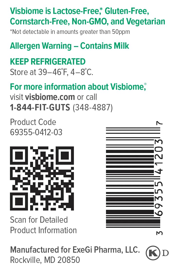 Visbiome® High Potency Probiotic Capsules 112.5 Billion CFU