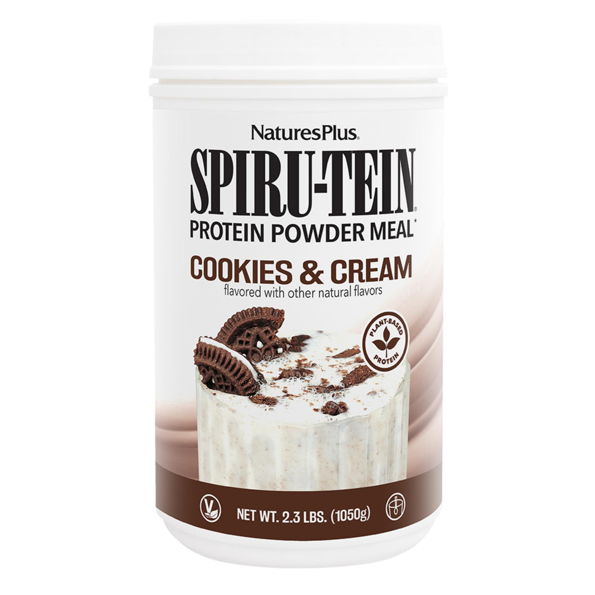 NaturesPlus SPIRU-TEIN Shake - Spirulina Protein Powder - Plant Based