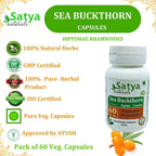 Satya Naturals Sea Buchthorn Forte Capsules 500 mg. 60 Veg. Capsule