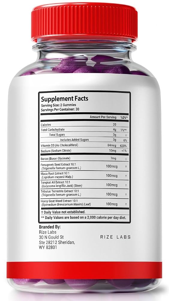 rize labs Iron Max Men's Health Gummies - 60 Gummies - image 2
