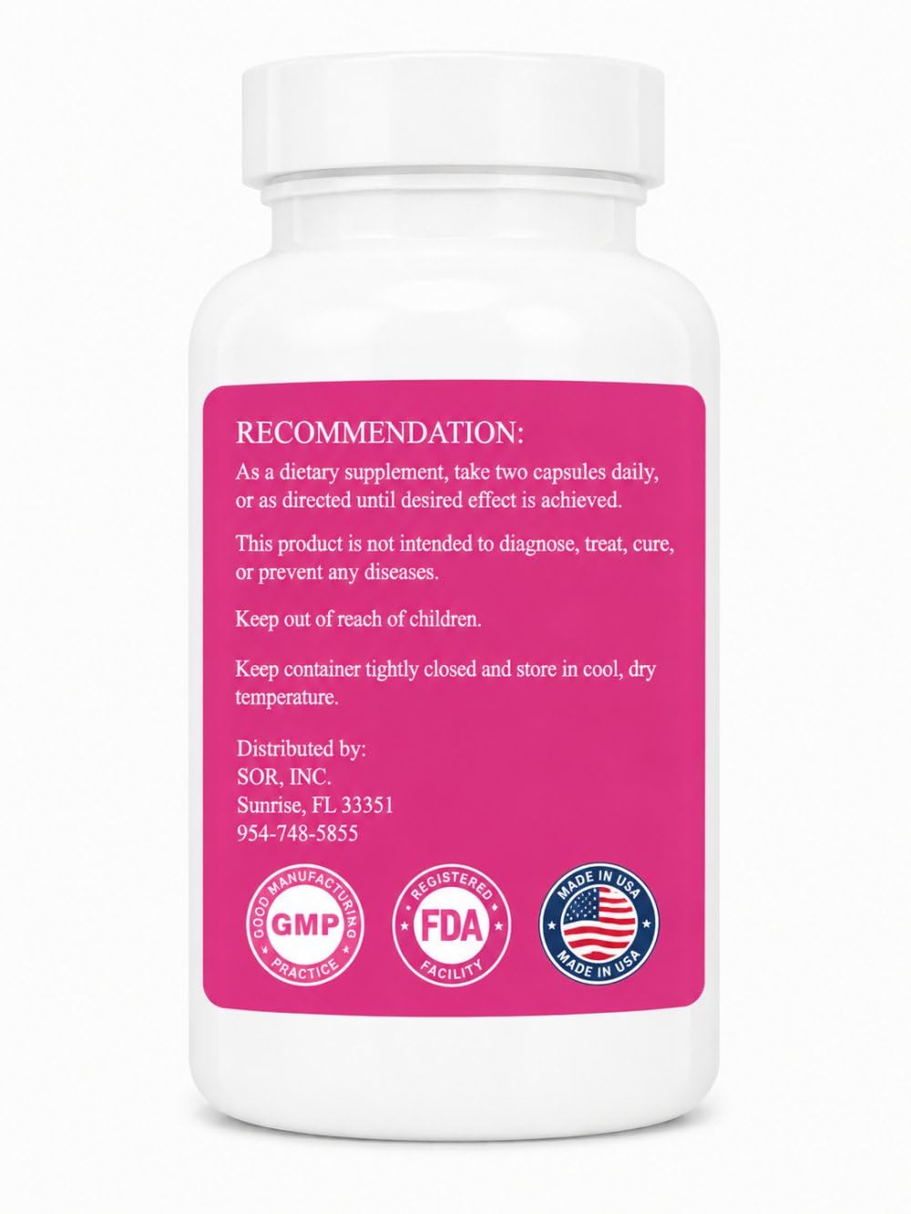 SOR, Inc. Super Strength Mammary Glandular Formula - 100 Capsules - image 3