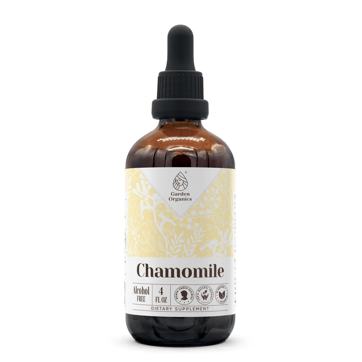 Garden Organics Chamomile Alcohol-Free Natural Tincture Extract