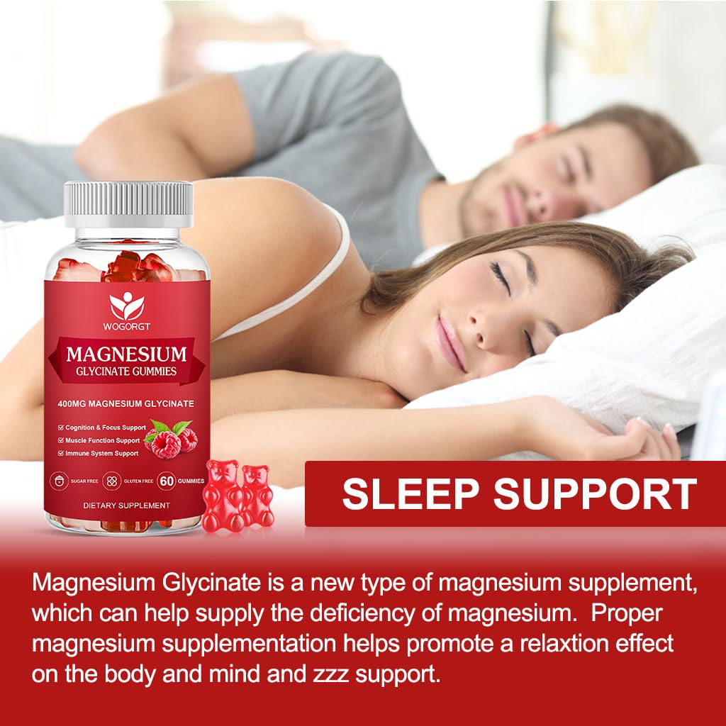 WOGORGT Magnesium Glycinate Gummies Mix
