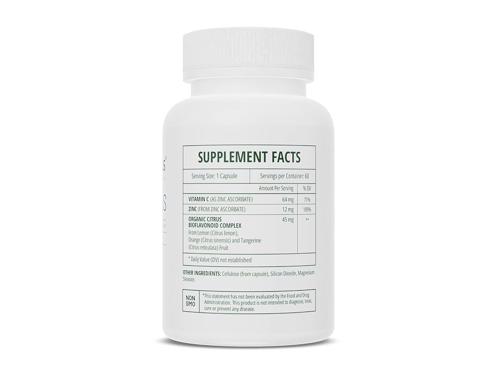 InterPlexus Zinc Plus Immune Support - 60 Capsules - image 2