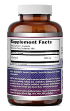 Amazing Nutrition L-Tyrosine Amino Acid 500 mg - 180 Capsules - image 6